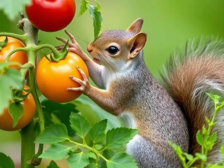 Do Squirrels Eat Tomato Plants