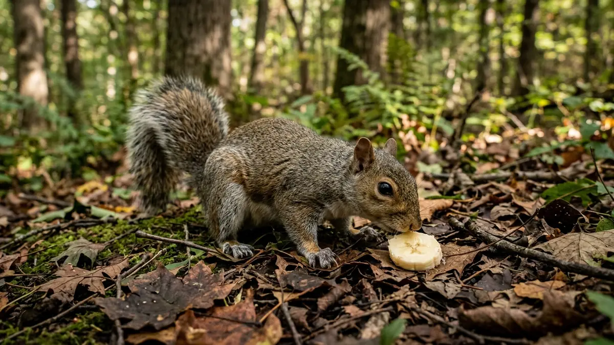 Do Squirrels Eat Bananas and Banana Peels?