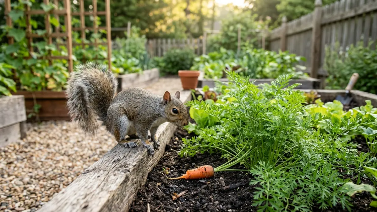 Do Squirrels Eat Carrots? Roots, Tops, and Garden Damage