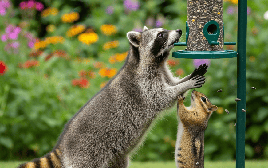 Not Just Squirrels? How to Protect Feeders from Chipmunks & Raccoons