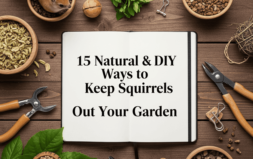 15 Natural & DIY Ways to Keep Squirrels Out of Your Garden