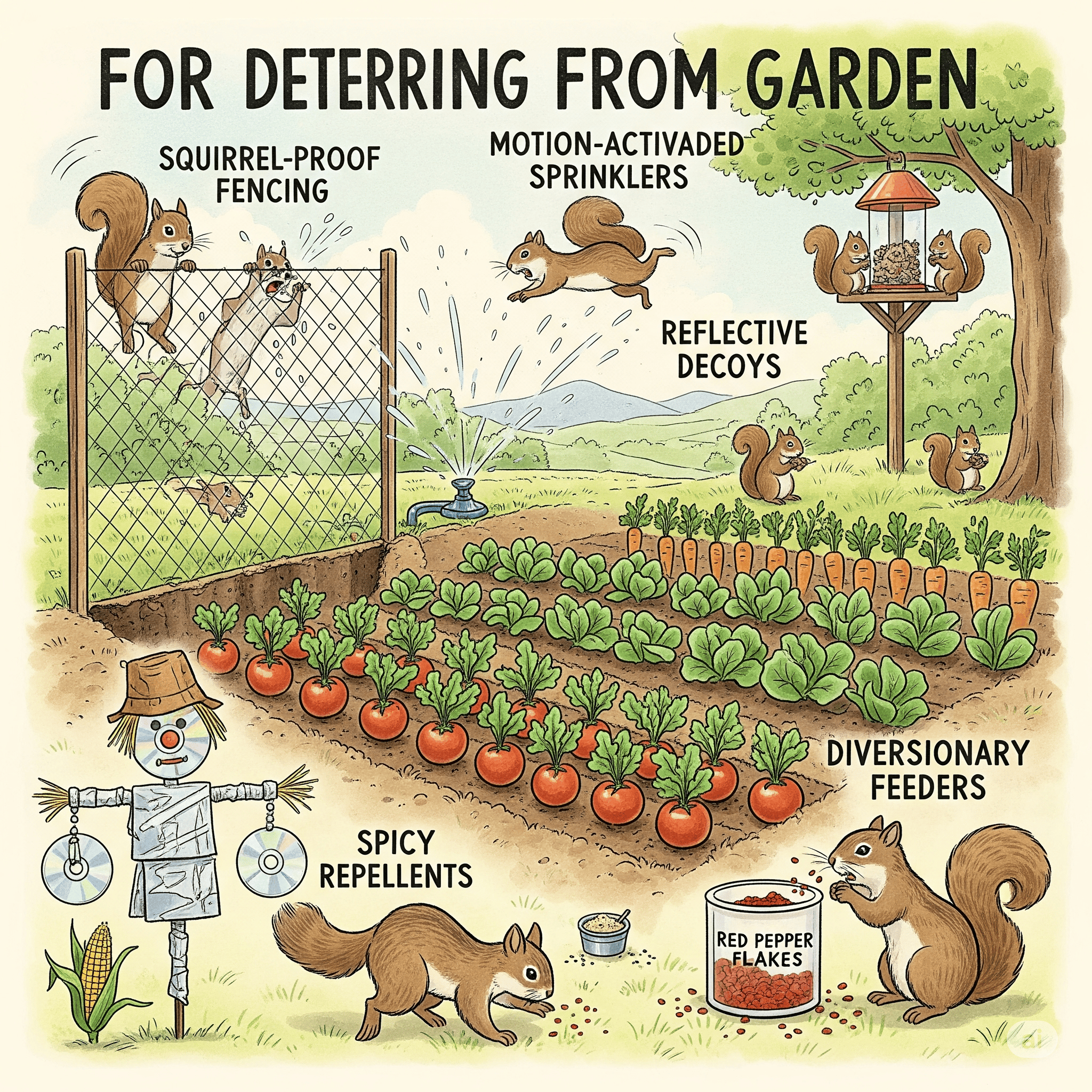 How to Keep Squirrels Out of a Vegetable Garden (A Crop-by-Crop Guide)