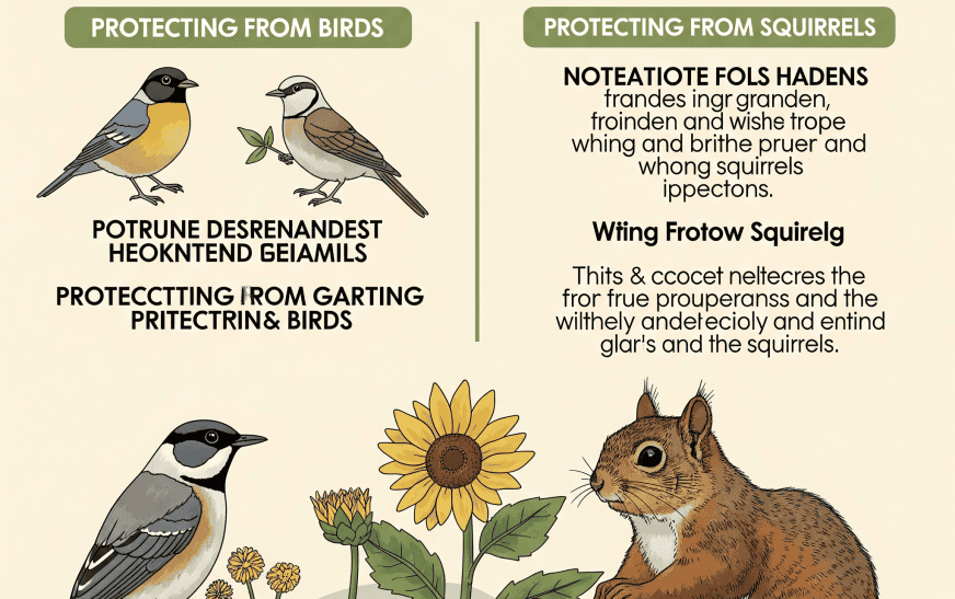How to Protect Your Garden from Both Birds and Squirrels