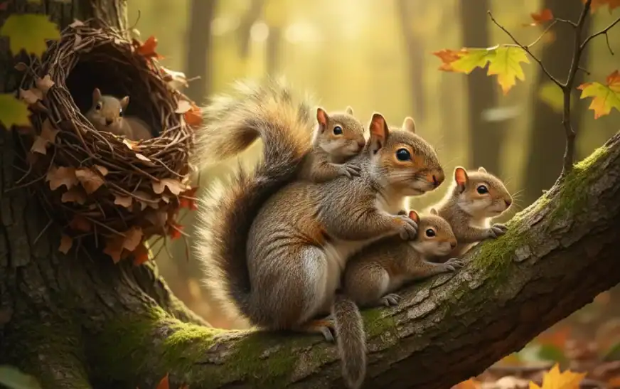 Inside the Secret World of a Grey Squirrel Family: A Complete Guide