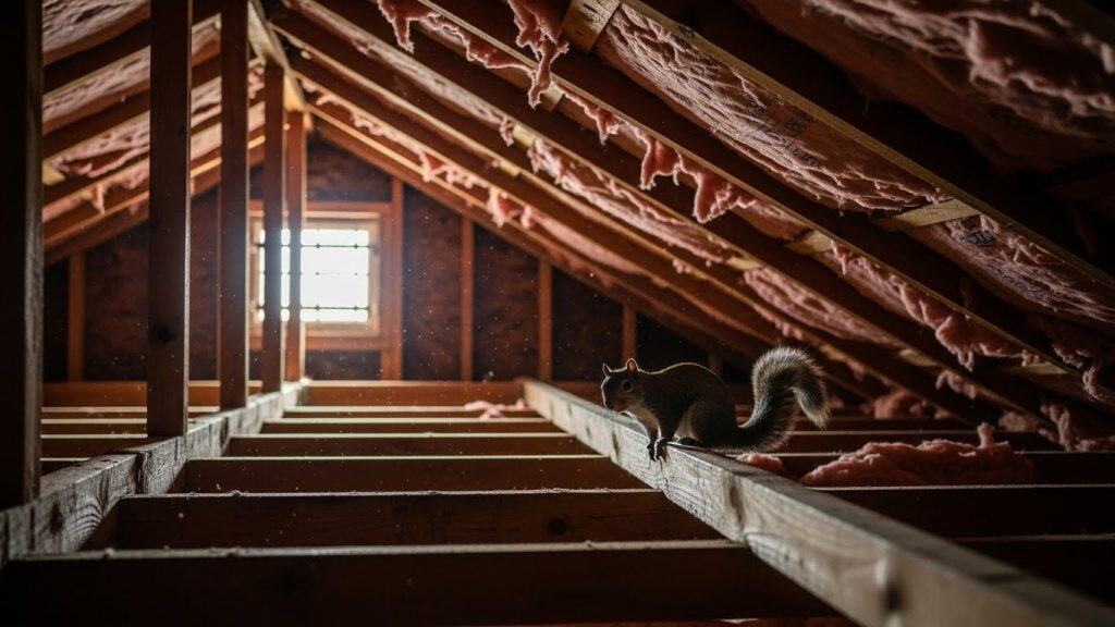 How to get rid of squirrles in attic